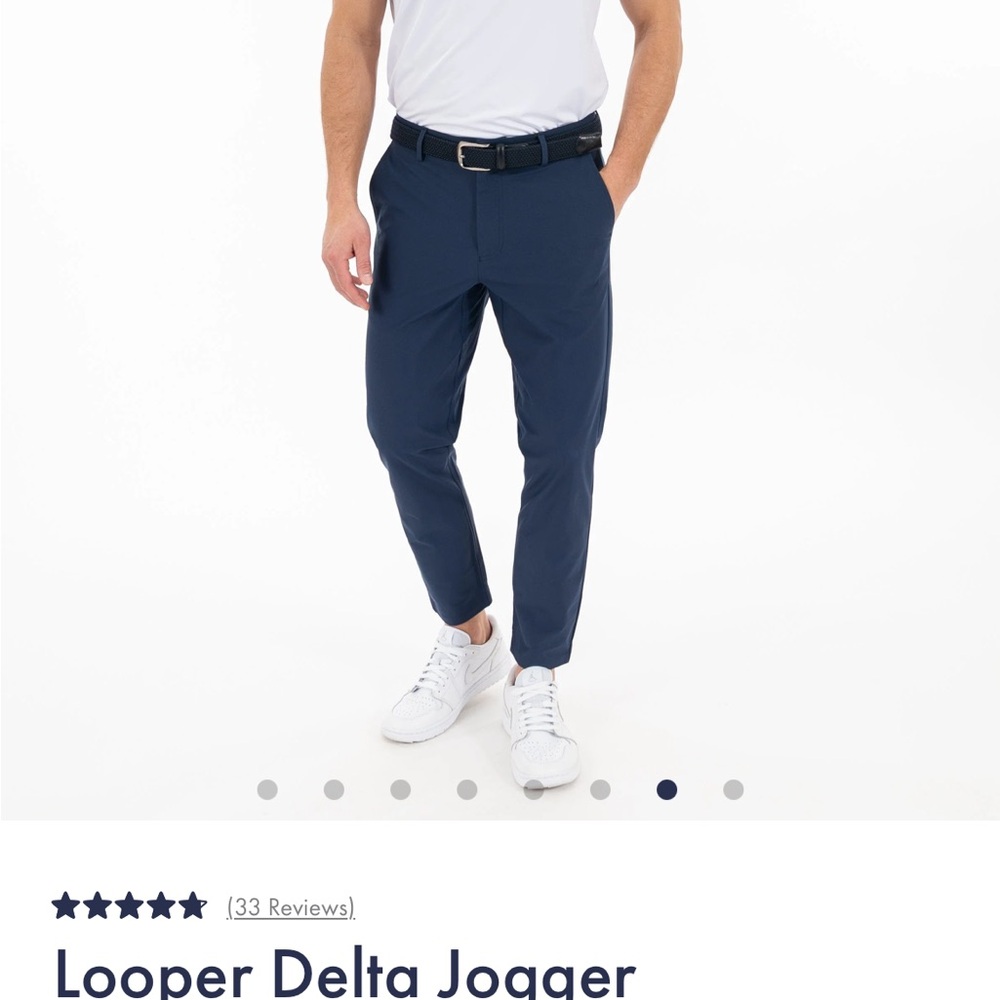 Rhoback Navy Joggers (Short) - Navy